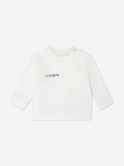 PANGAIA Baby 365 Midweight Sweatshirt in Ivory