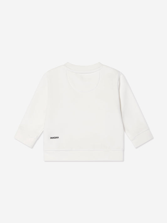 PANGAIA Baby 365 Midweight Sweatshirt in Ivory