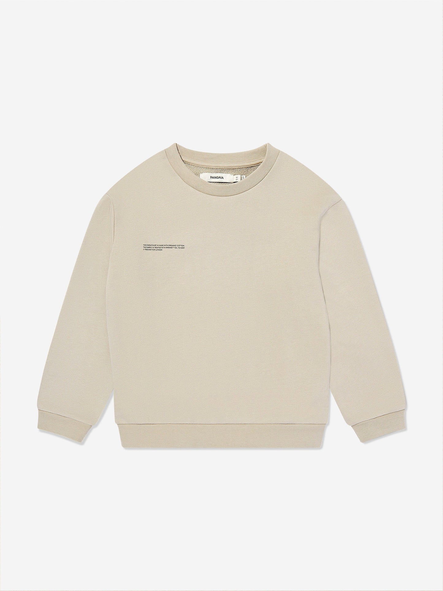 PANGAIA Kids 365 Midweight Sweatshirt in Beige