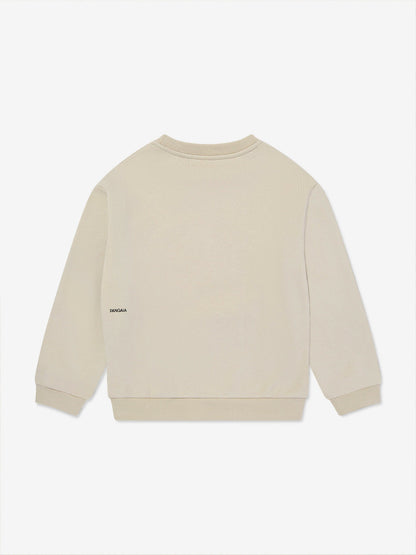 PANGAIA Kids 365 Midweight Sweatshirt in Beige