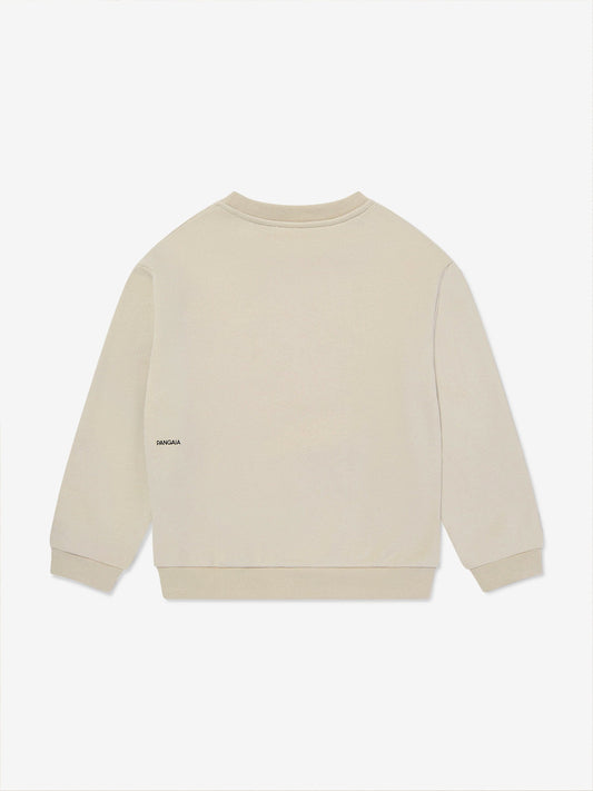 PANGAIA Kids 365 Midweight Sweatshirt in Beige