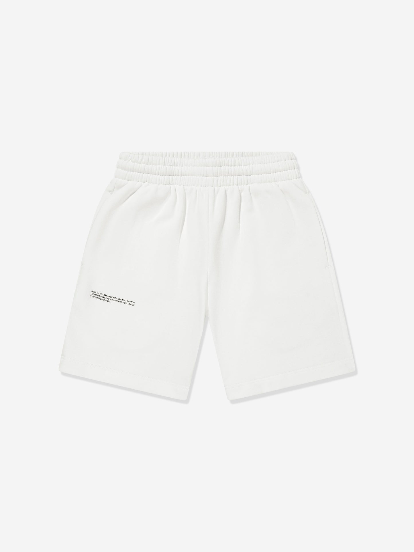PANGAIA Kids 365 Midweight Long Shorts in Ivory