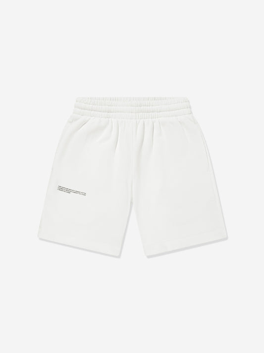 PANGAIA Kids 365 Midweight Long Shorts in Ivory