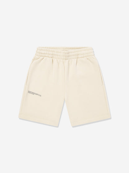 PANGAIA Kids 365 Midweight Long Shorts in Beige