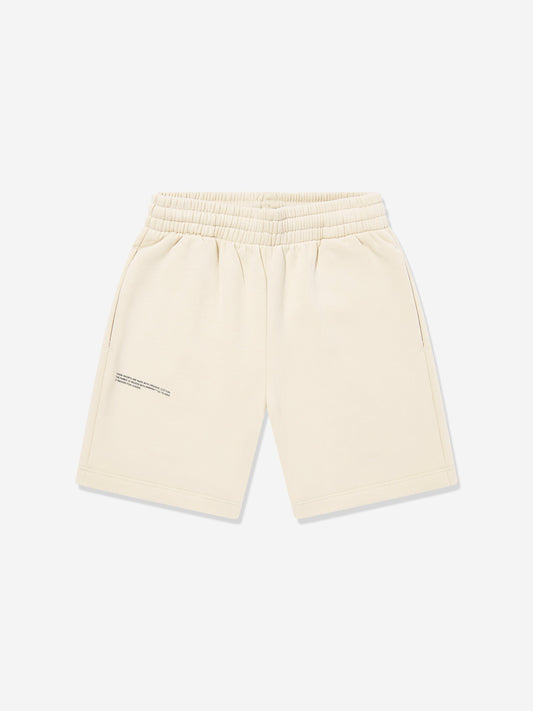 PANGAIA Kids 365 Midweight Long Shorts in Beige