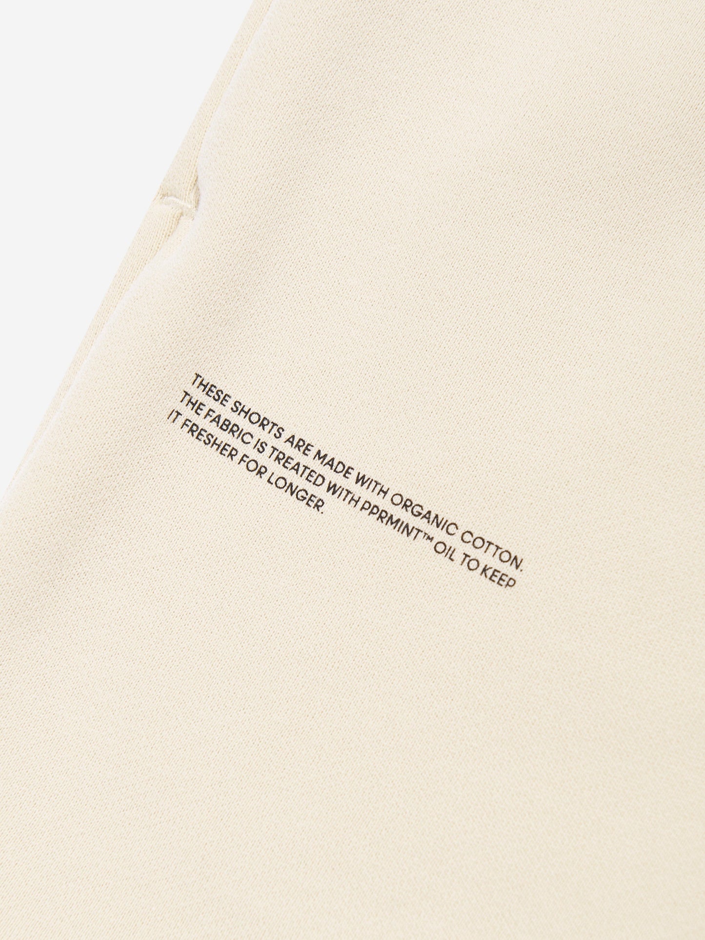 PANGAIA Kids 365 Midweight Long Shorts in Beige