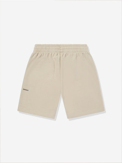 PANGAIA Kids 365 Midweight Long Shorts in Beige