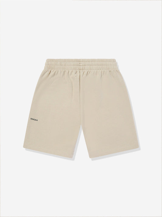 PANGAIA Kids 365 Midweight Long Shorts in Beige