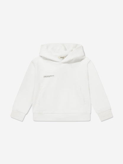 PANGAIA Kids 365 Midweight Hoodie in Ivory
