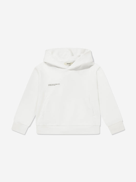 PANGAIA Kids 365 Midweight Hoodie in Ivory
