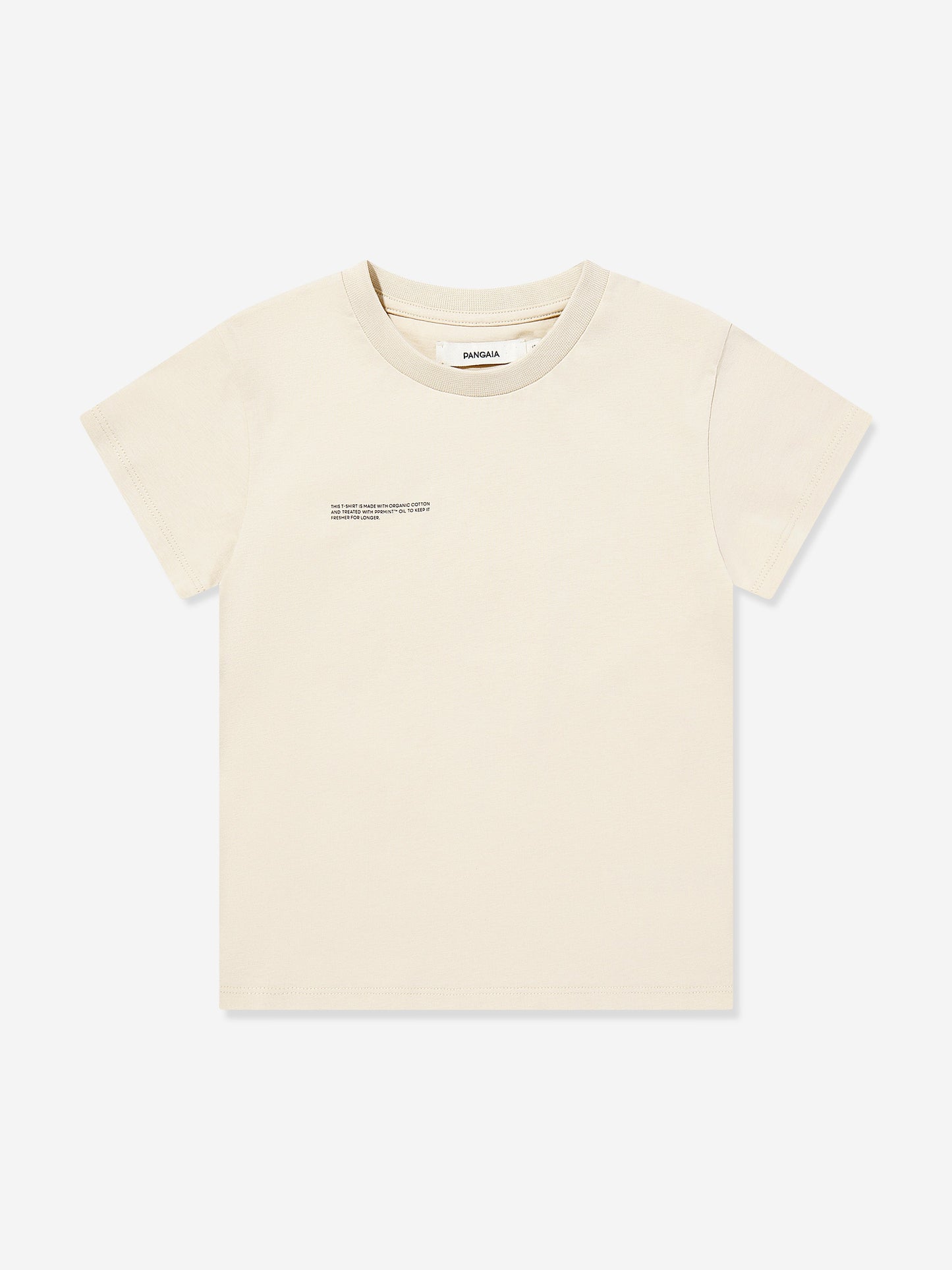 PANGAIA Kids 365 Midweight T-Shirt in Beige