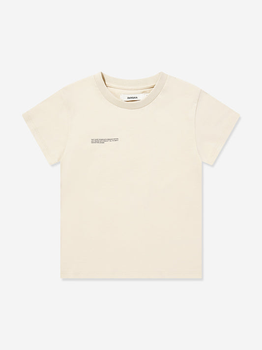 PANGAIA Kids 365 Midweight T-Shirt in Beige