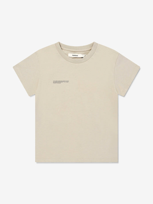 PANGAIA Kids 365 Midweight T-Shirt in Beige