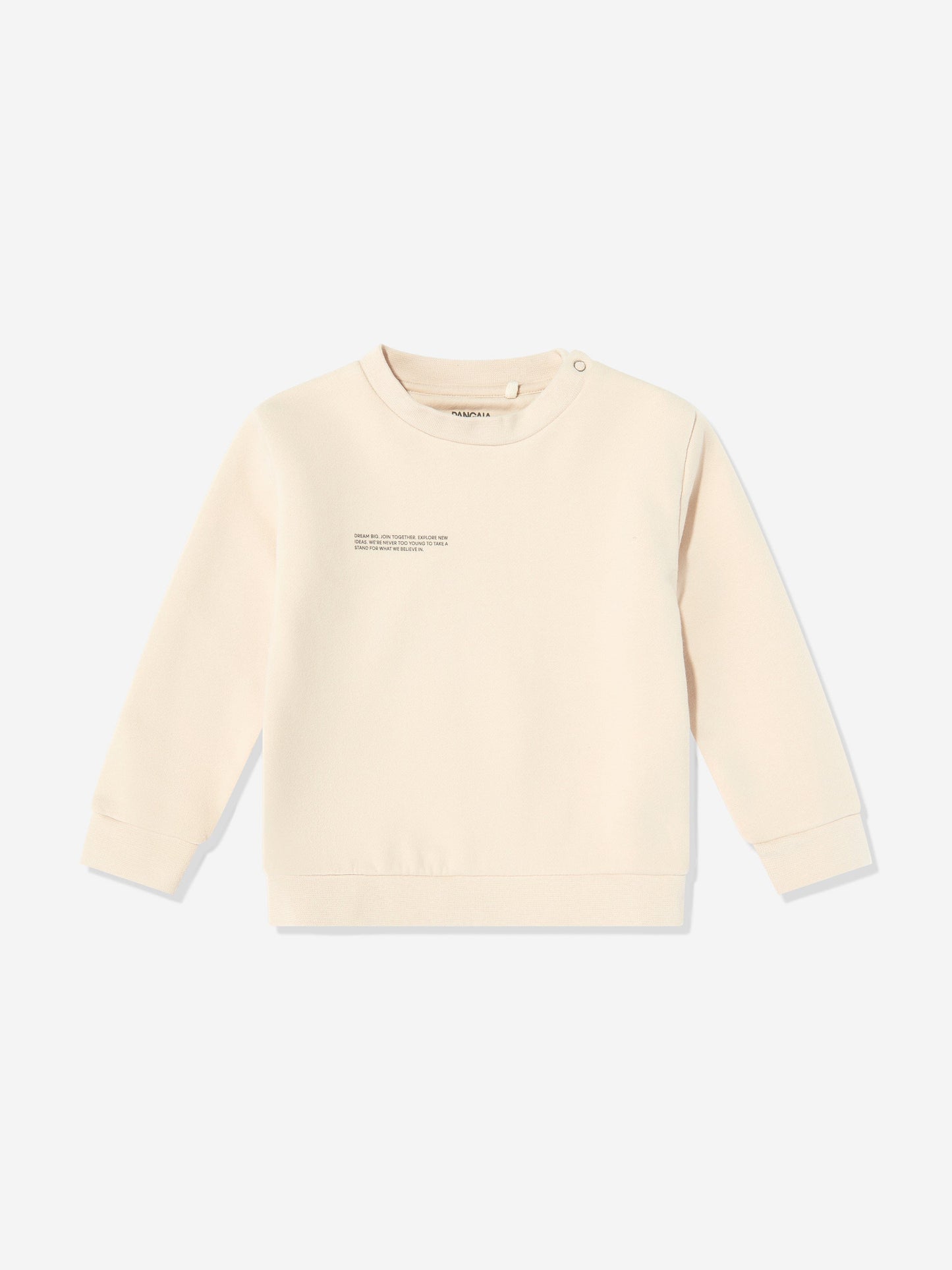 PANGAIA Baby 365 Midweight Sweatshirt in Beige