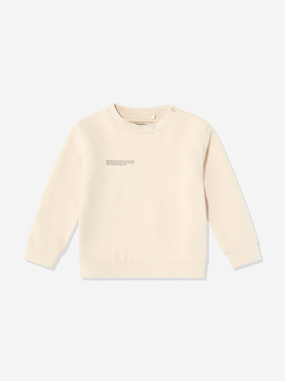 PANGAIA Baby 365 Midweight Sweatshirt in Beige