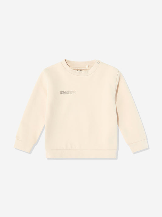 PANGAIA Baby 365 Midweight Sweatshirt in Beige