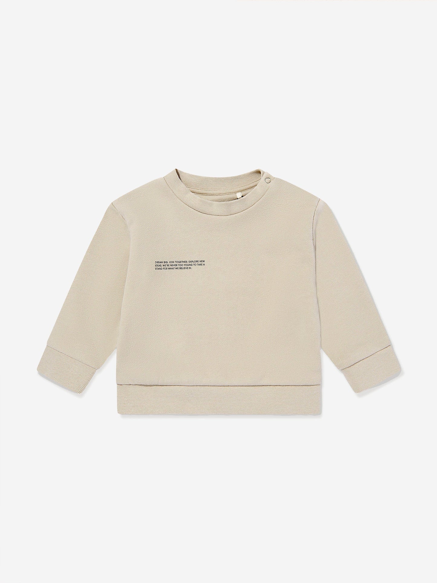 PANGAIA Baby 365 Midweight Sweatshirt in Beige