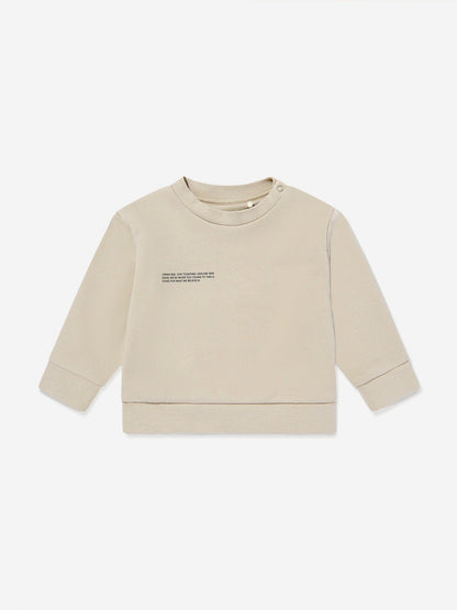PANGAIA Baby 365 Midweight Sweatshirt in Beige