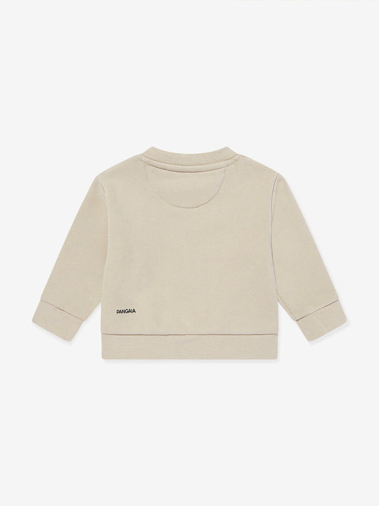 PANGAIA Baby 365 Midweight Sweatshirt in Beige
