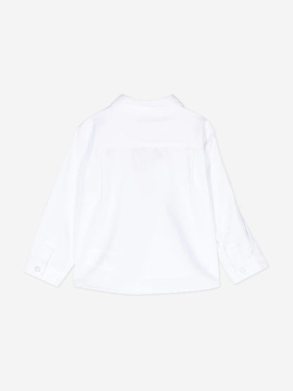 Patachou Baby Boys Cotton Shirt in White