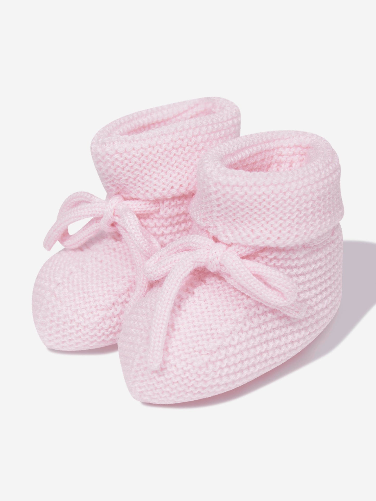 Paz Rodriguez Baby Girls Wool Knit Booties in Pink
