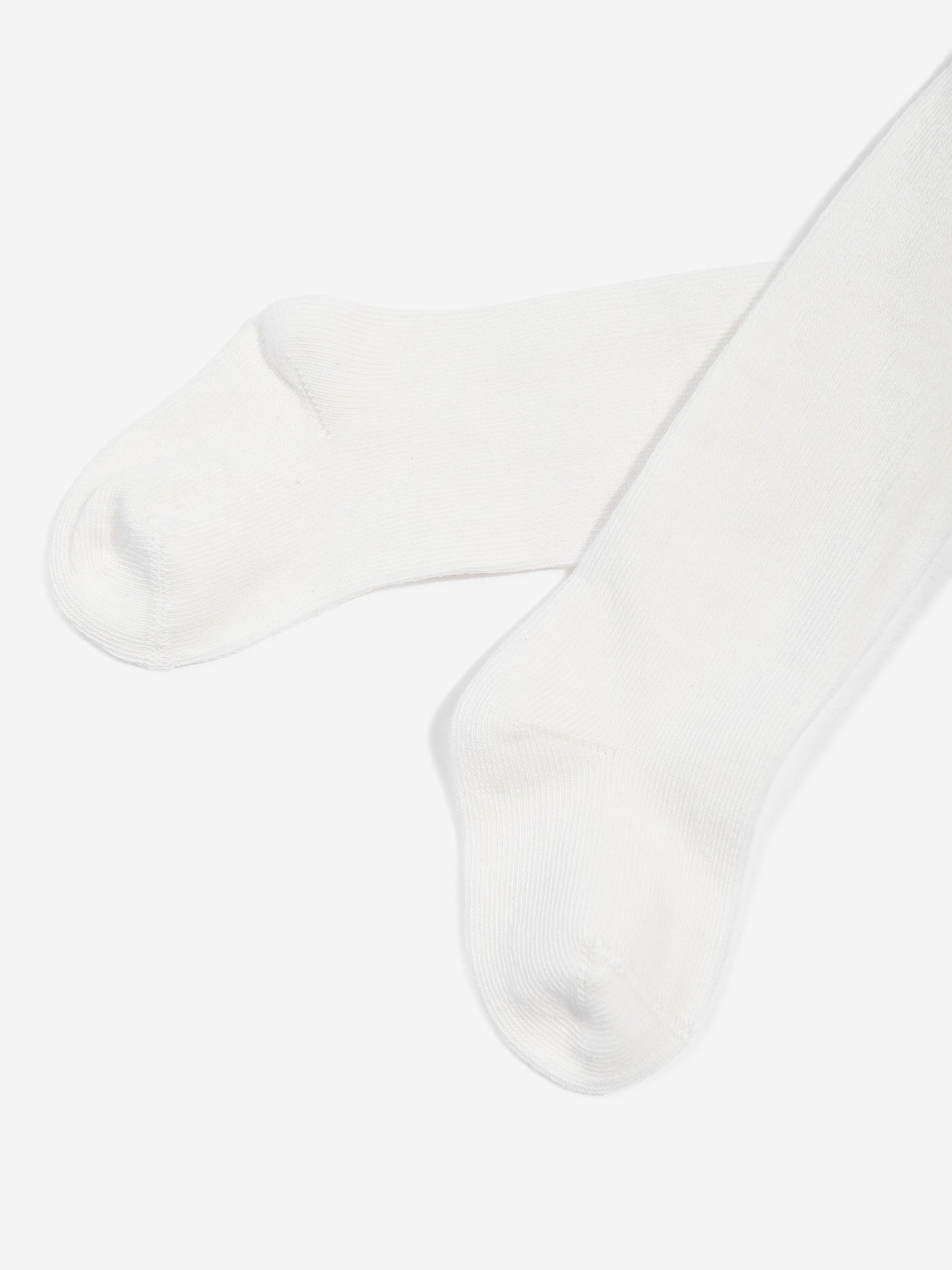 Paz Rodriguez Baby Girls Cotton Tights in White