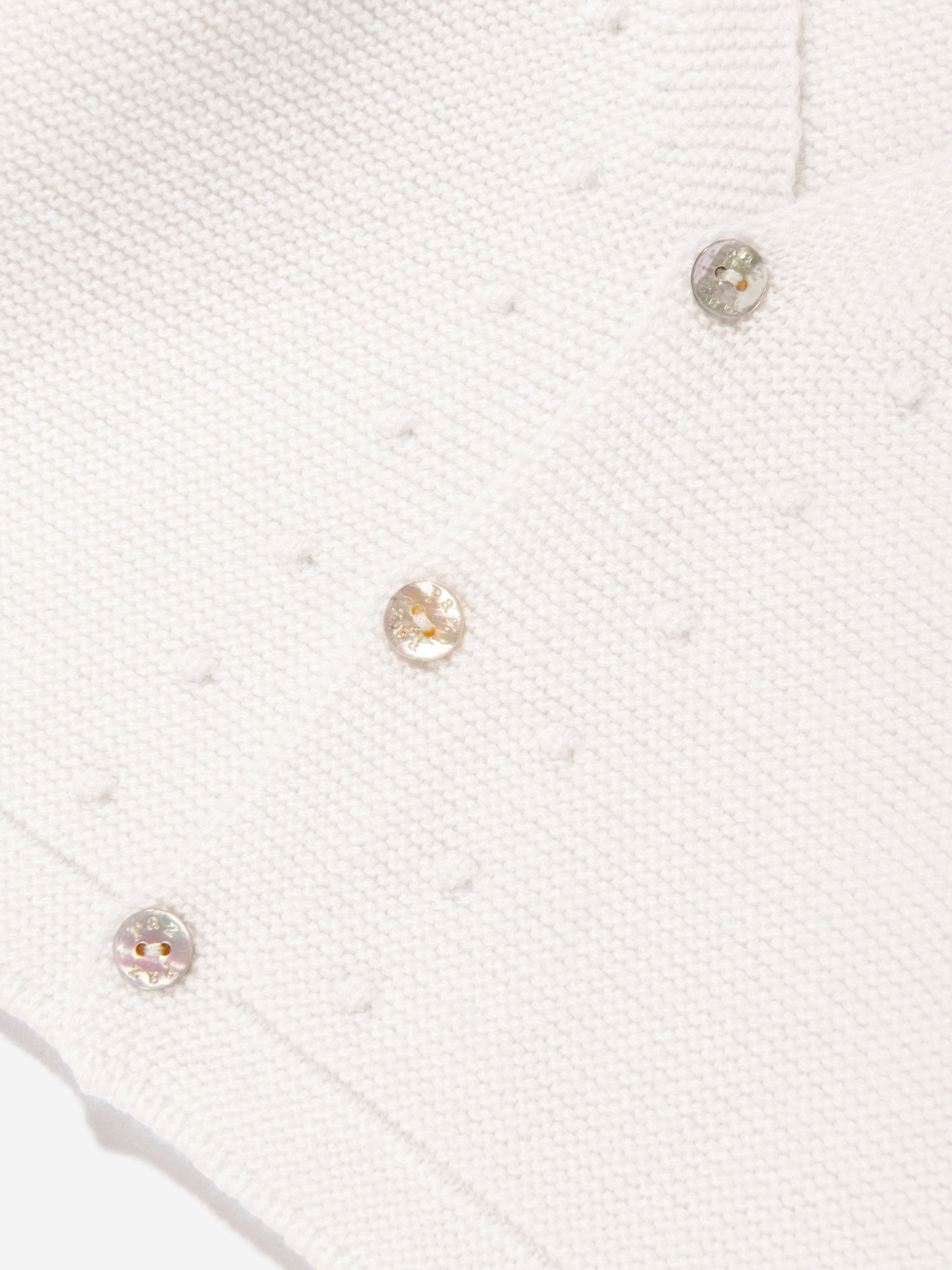 Paz Rodriguez Baby Boys Knitted Cardigan in Ivory