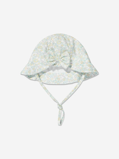 Paz Rodriguez Baby Girls Floral Hat in Green
