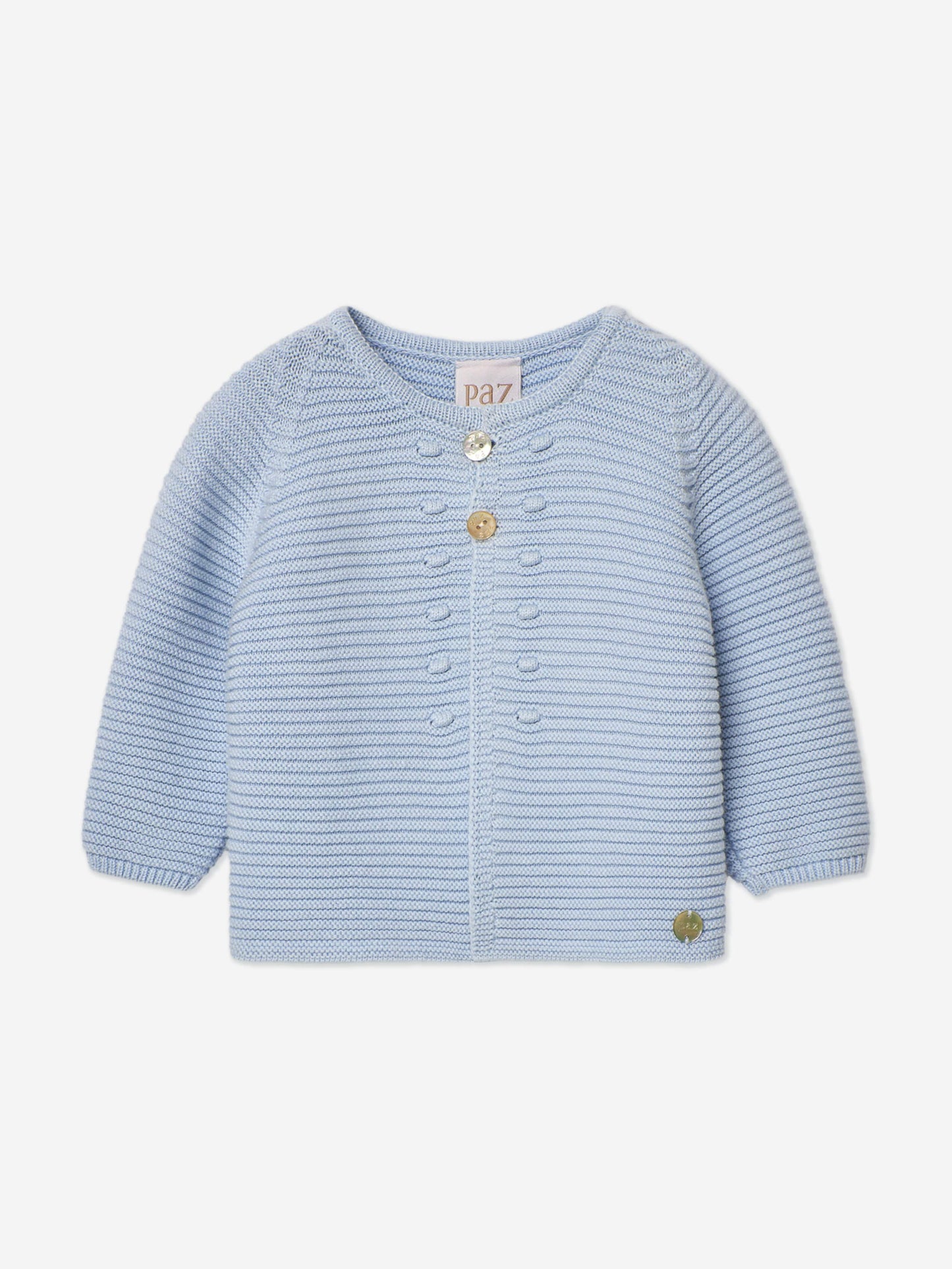 Paz Rodriguez Baby Boys Knitted Cardigan in Blue