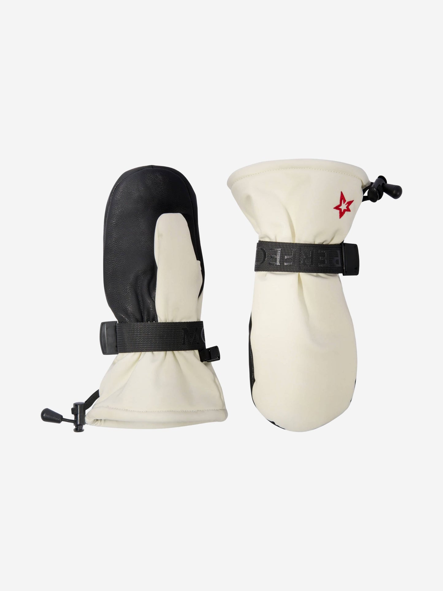 Perfect Moment Kids Davos Ski Mittens in Ivory