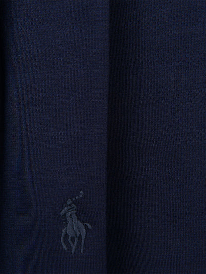 Ralph Lauren Girls Pleated Jersey Skort in Navy
