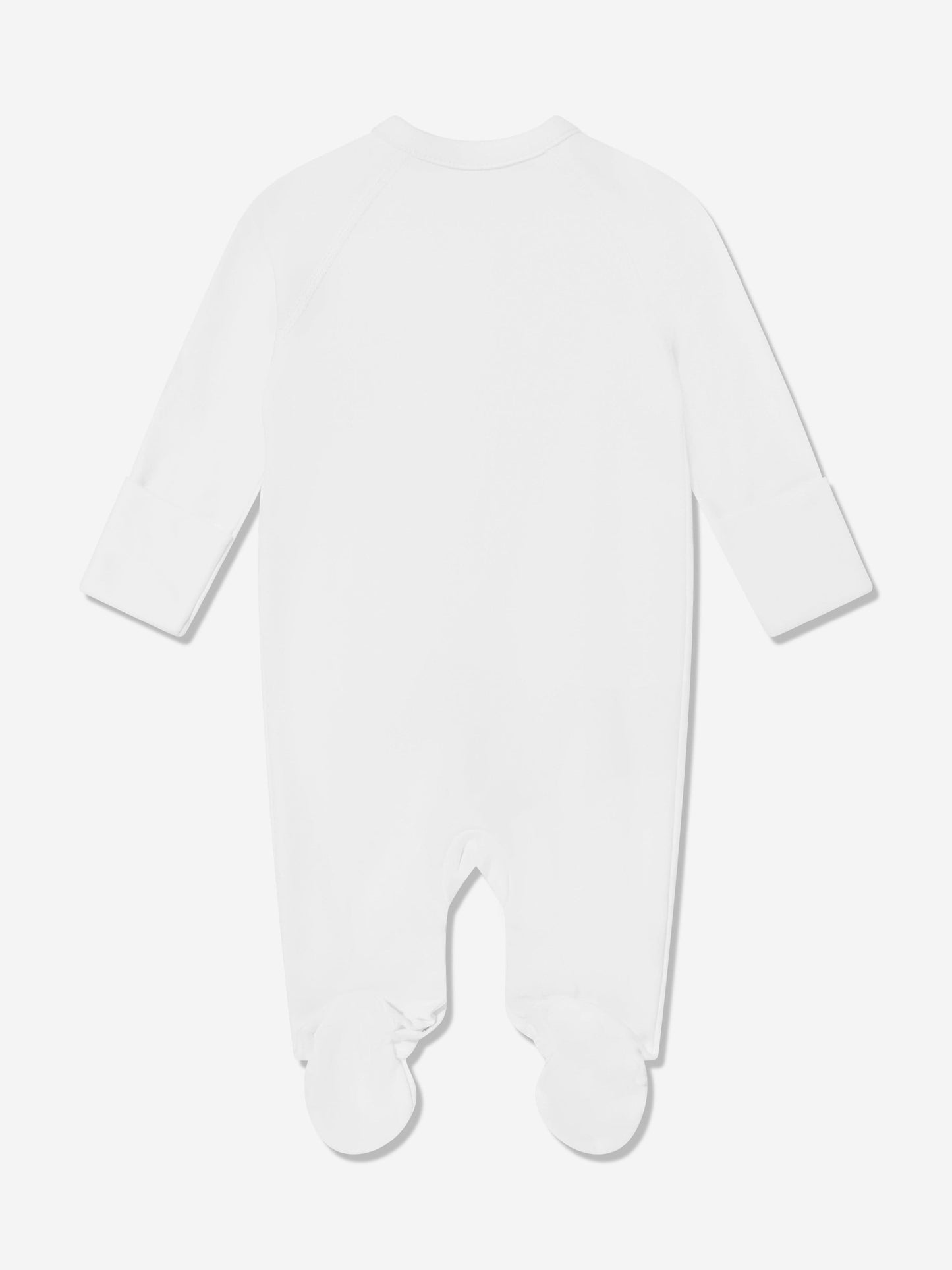 Ralph Lauren Baby Boys Soild One Piece Babygrow in White