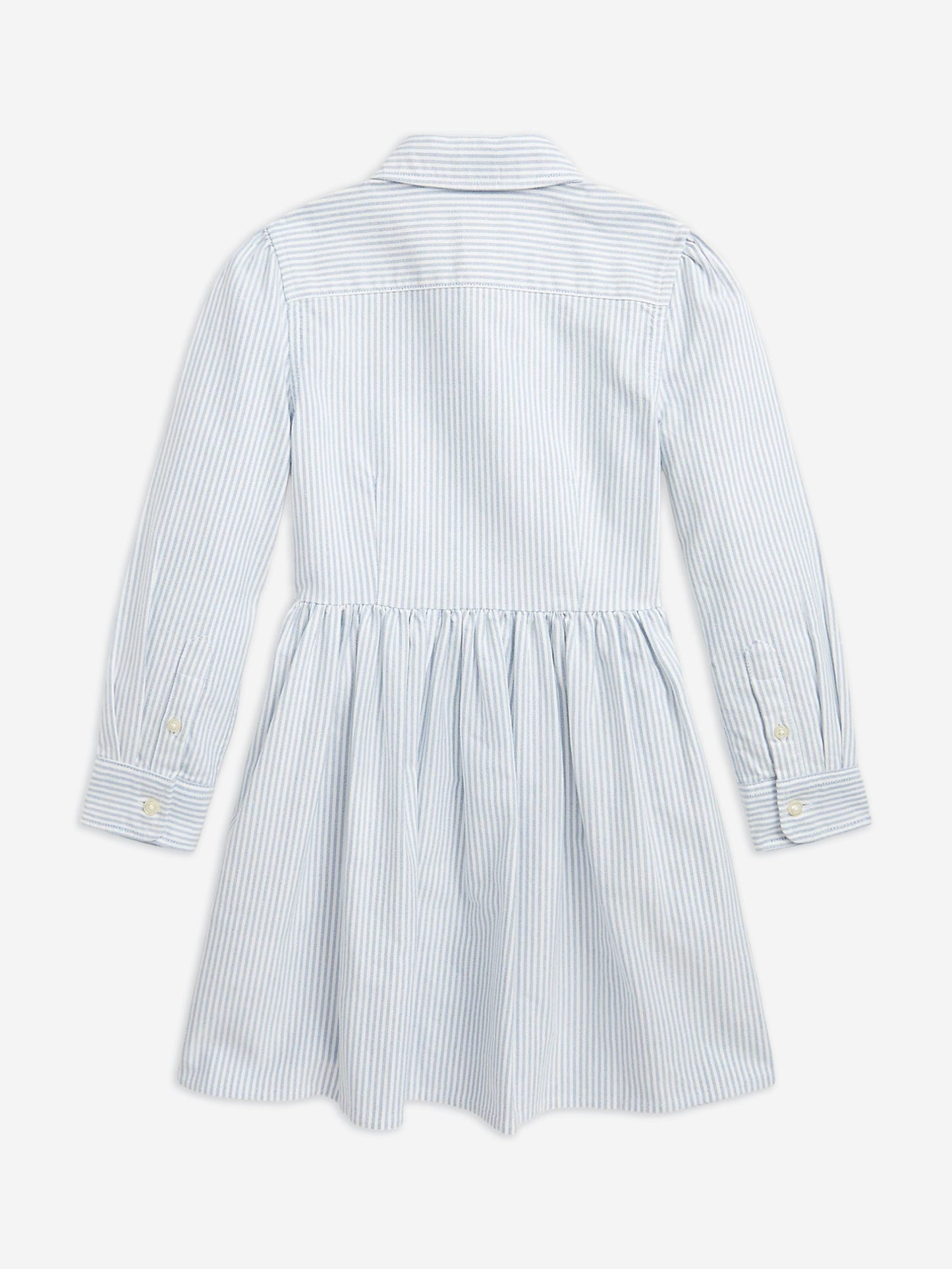 Ralph Lauren Girls Classic Oxford Shirt Dress in Blue