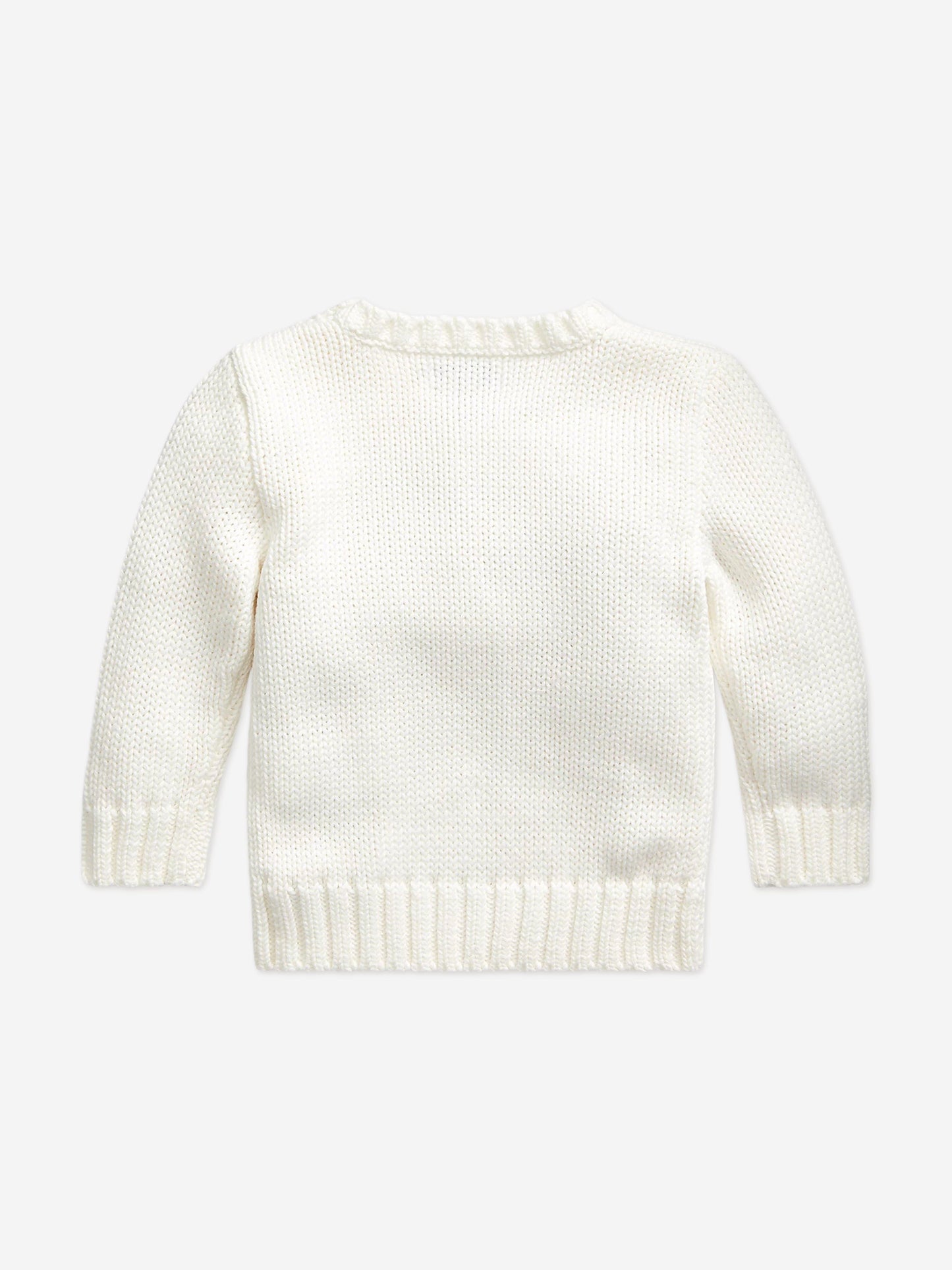 Ralph Lauren Baby Boys Flag Jumper in White