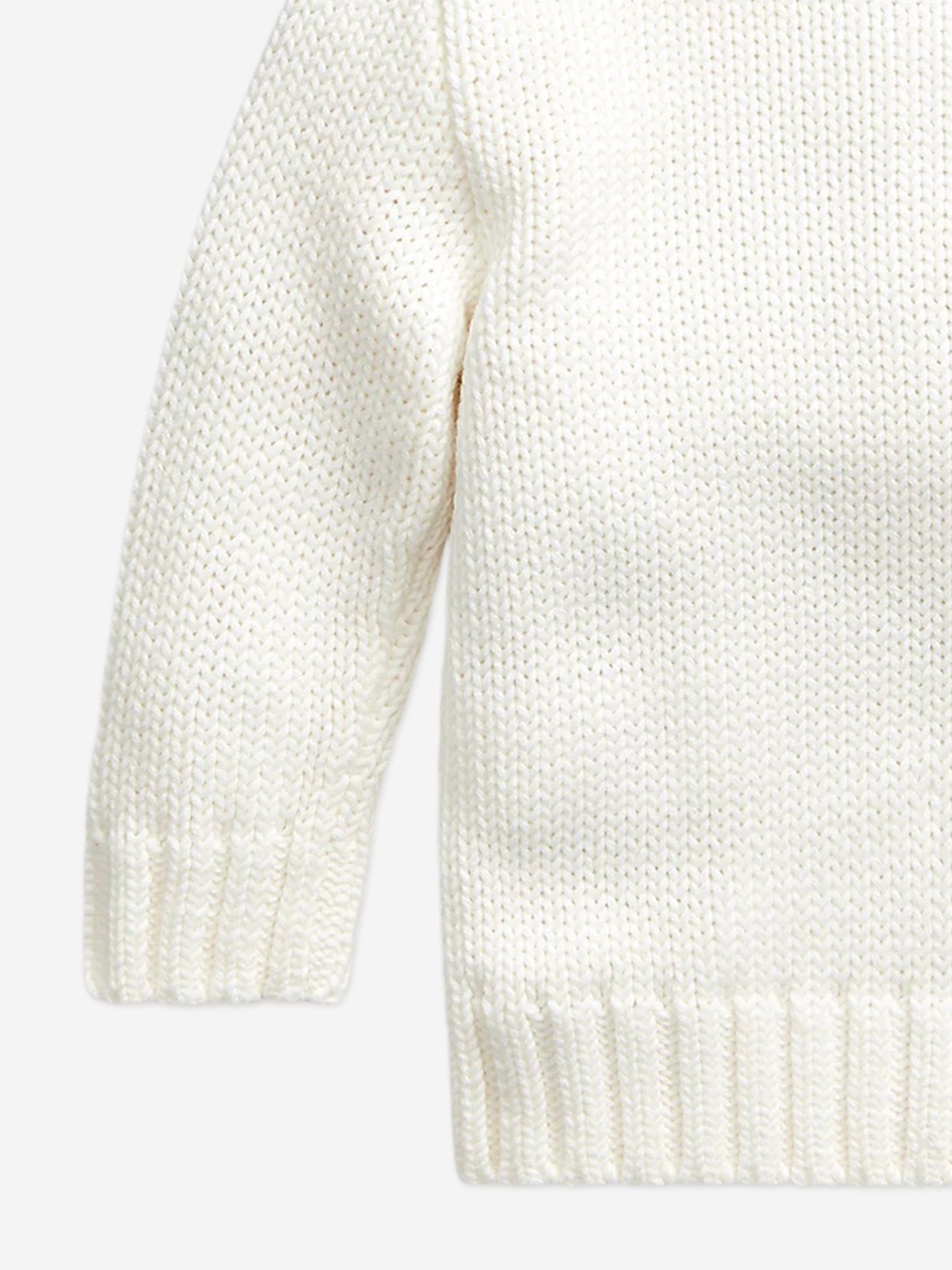 Ralph Lauren Baby Boys Flag Jumper in White