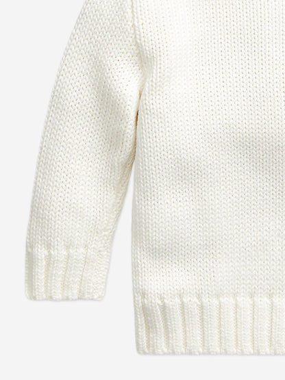Ralph Lauren Baby Boys Flag Jumper in White