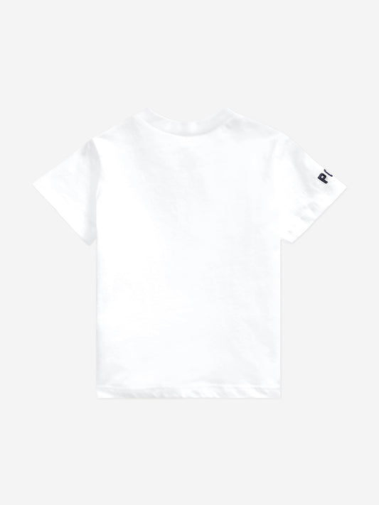 Ralph Lauren Baby Boys Polo Bear T-Shirt in White