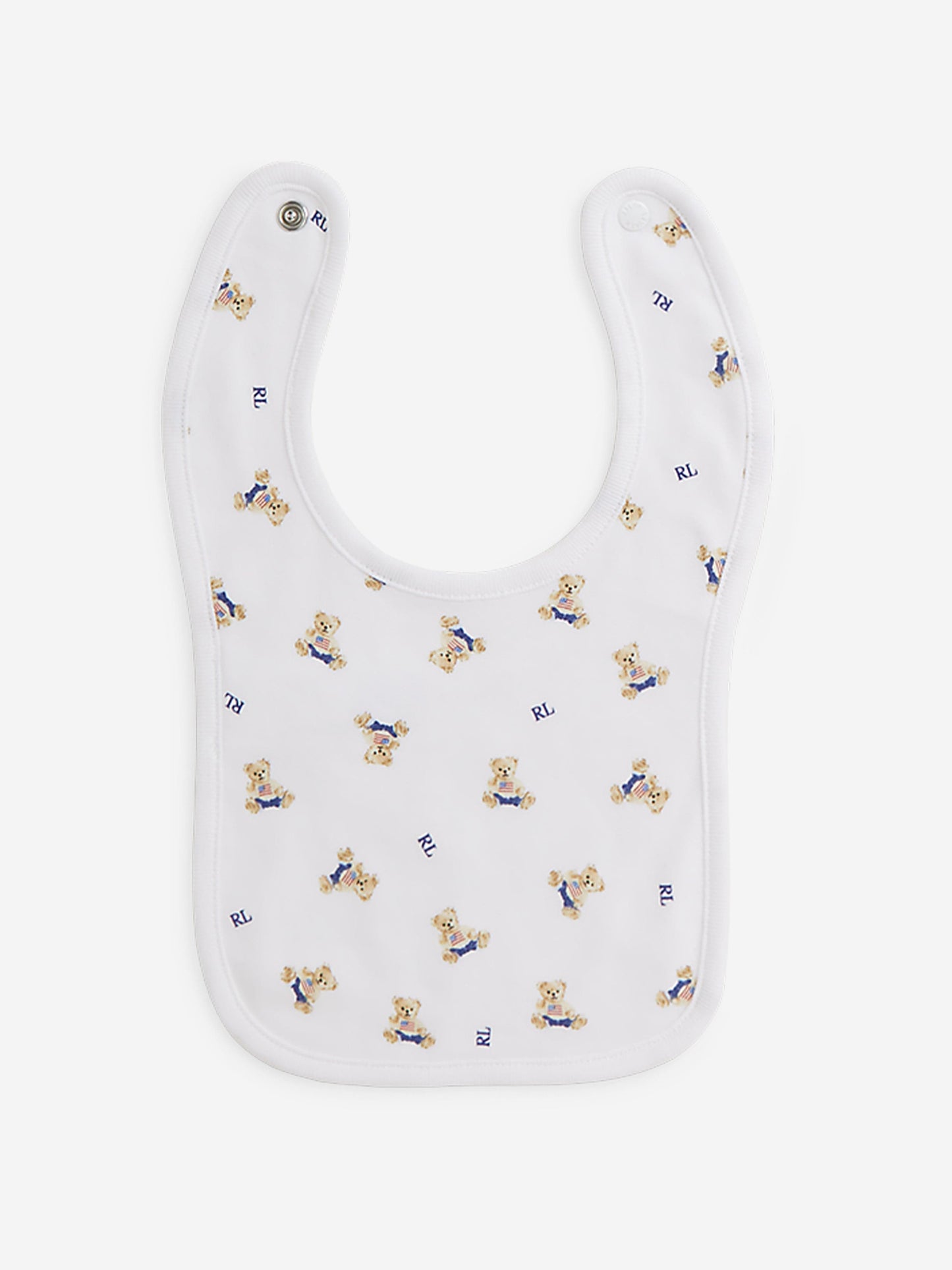 Ralph Lauren Baby Boys Bear Bodysuit Set in White
