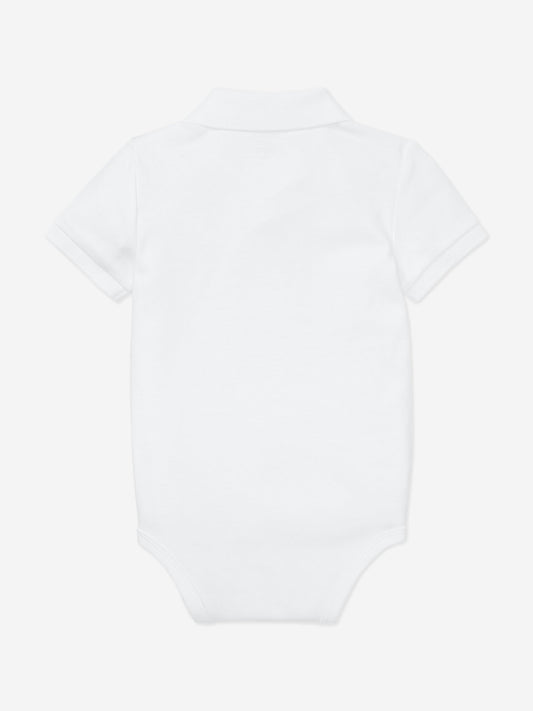 Ralph Lauren Baby Boys Logo Bodysuit in White