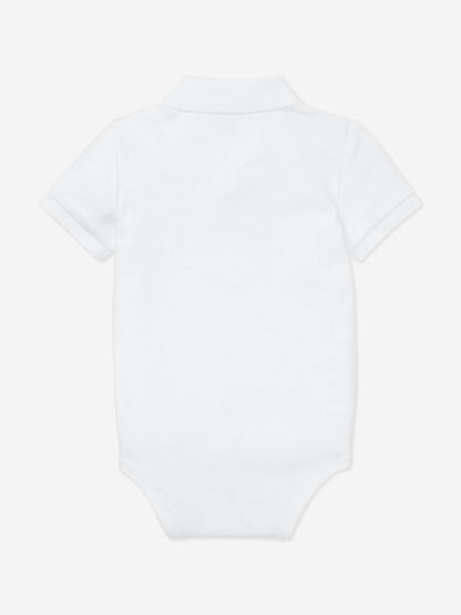 Ralph Lauren Baby Boys Logo Bodysuit in White