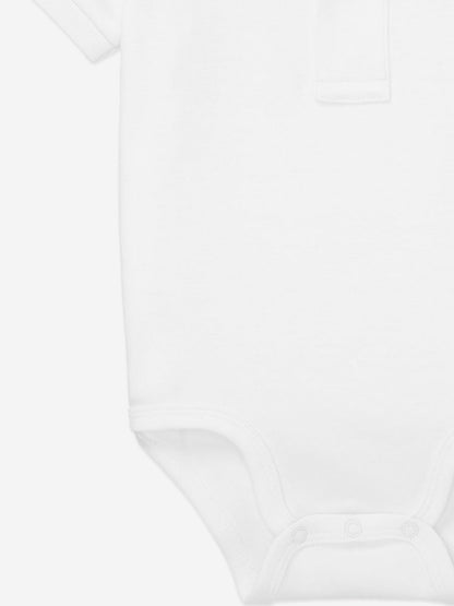 Ralph Lauren Baby Boys Logo Bodysuit in White