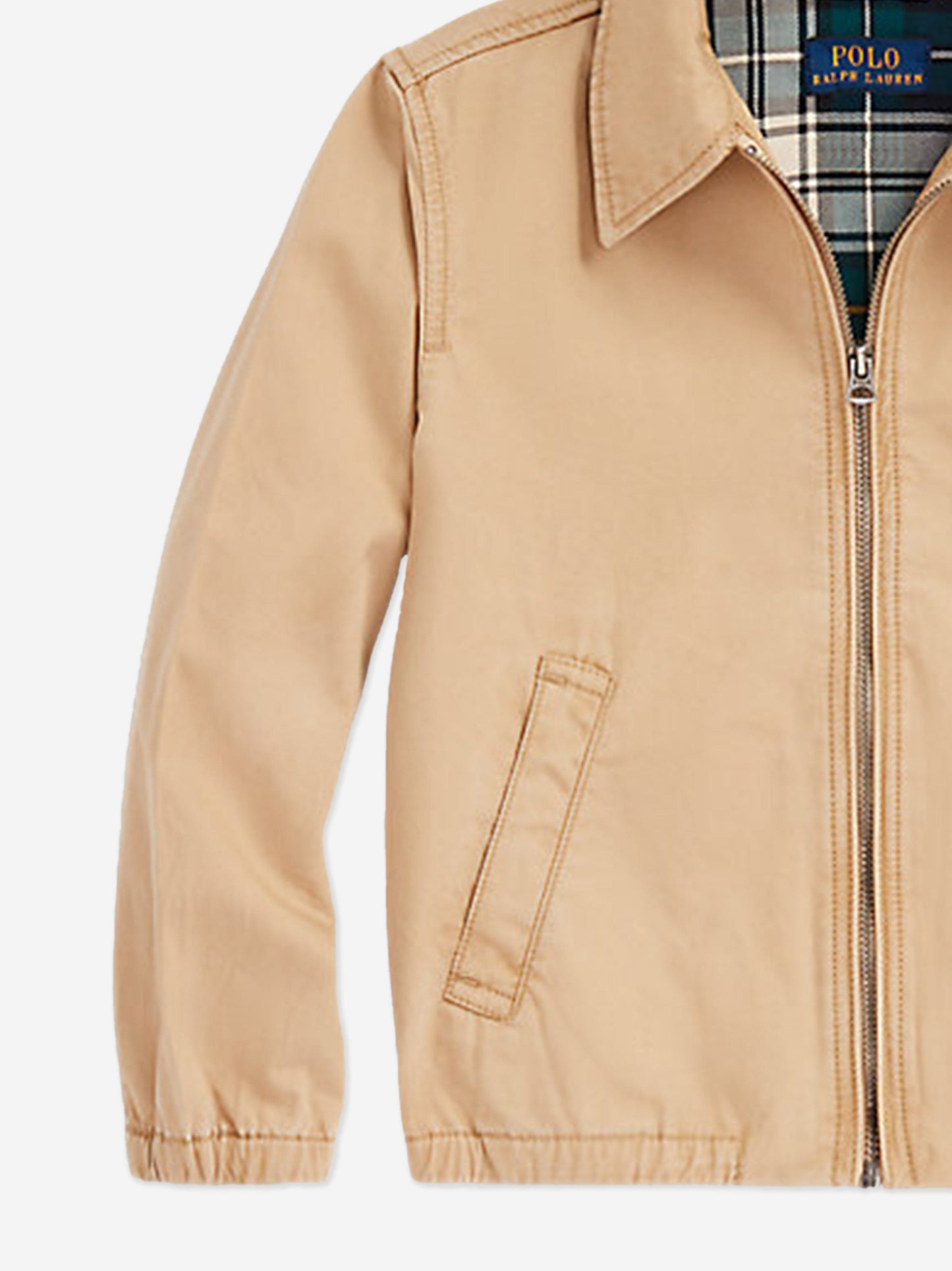Ralph Lauren Boys Bayport Cotton Jacket in Beige