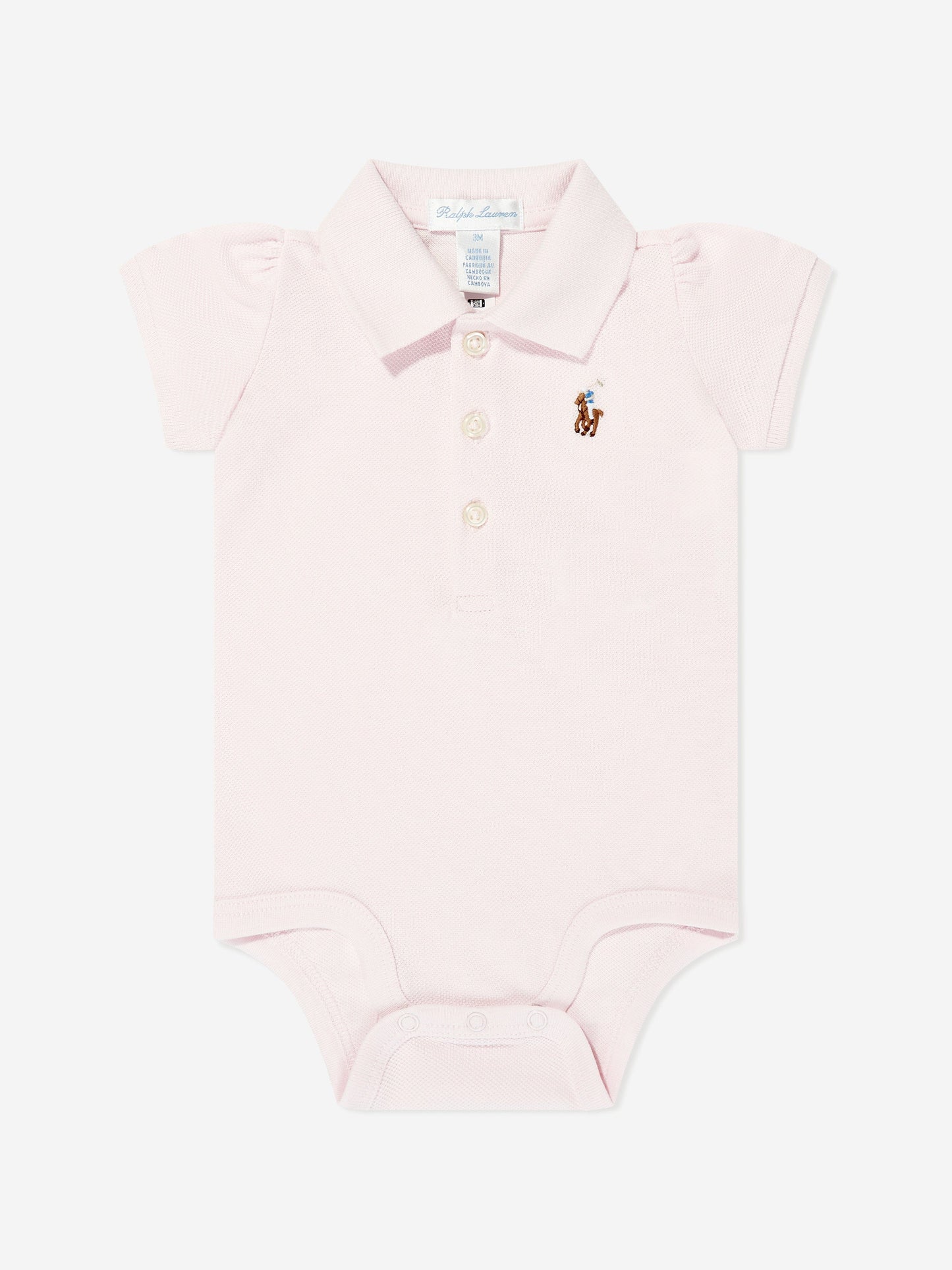 Ralph Lauren Baby Girls Bodysuit Gift Set in Pink
