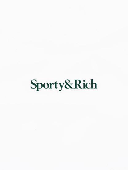 Sporty & Rich Kids Drink More Water Sweatshirt in White