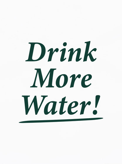 Sporty & Rich Kids Drink More Water Sweatshirt in White