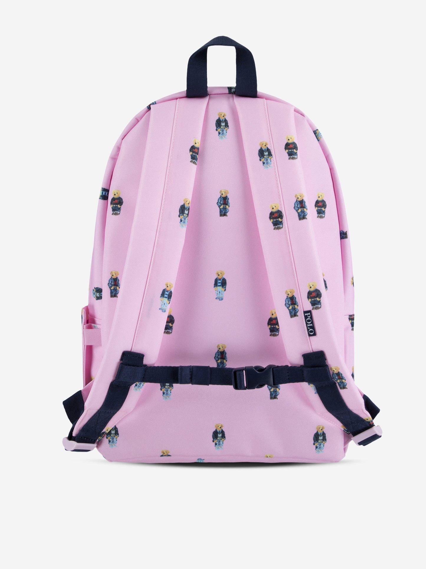 Ralph Lauren Girls Polo Bear Backpack in Pink (45cm)