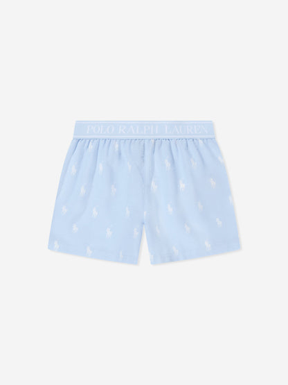 Ralph Lauren Girls Short Pyjamas Set in Blue