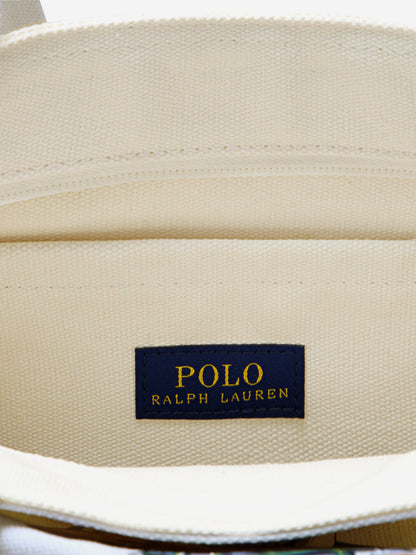 Ralph Lauren Girls Polo Bear Tote Bag in White (33cm)