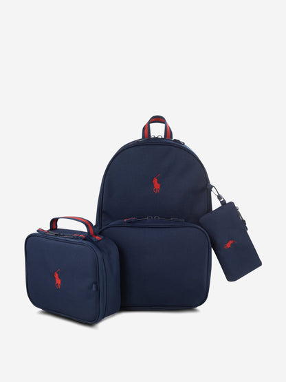 Ralph Lauren Boys Polo Combo Backpack in Navy (43cm)