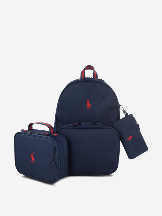 Ralph Lauren Boys Polo Combo Backpack in Navy (43cm)
